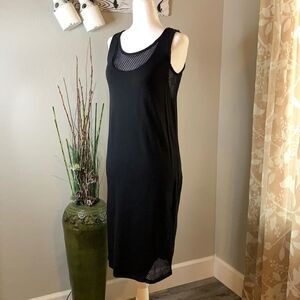 RED Haute Mesh inlay Black sleeveless dress. New with tags. Fully lined.